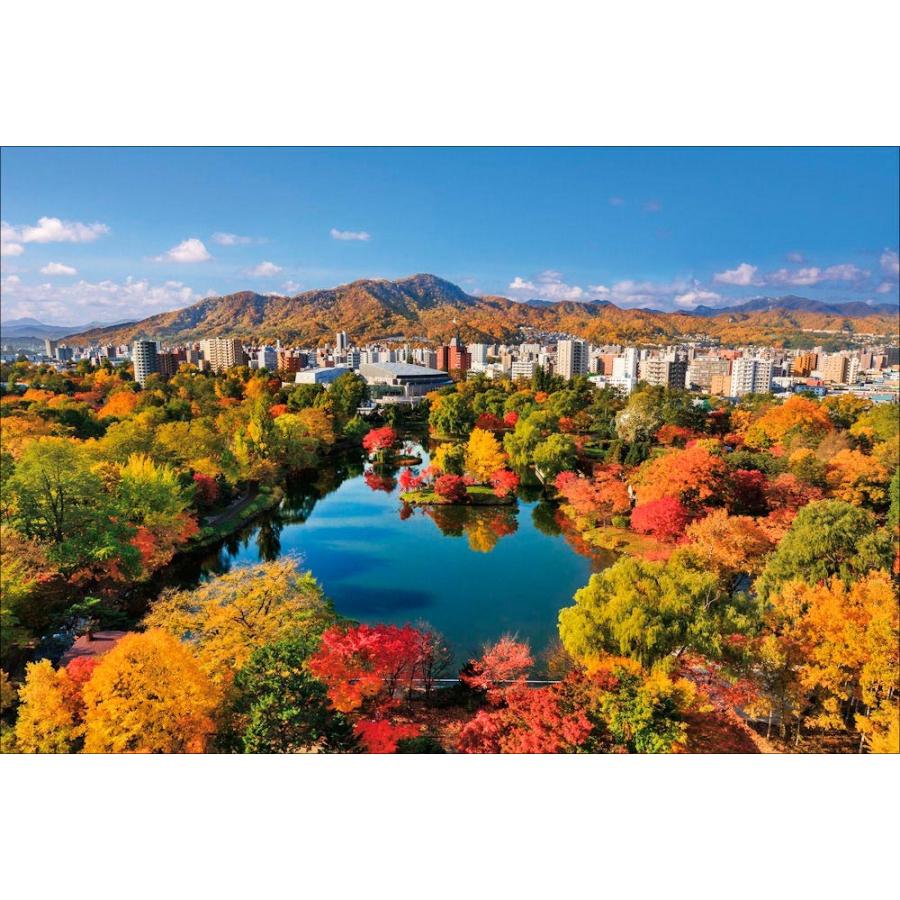 Pt 160 紅葉に彩られる中島公園と藻岩山 Pt 160 風景カレンダーの写真工房ストア 通販 Yahoo ショッピング
