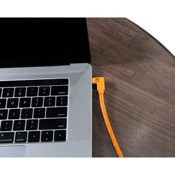 テザーツールズ CUC15RT2RT-ORG テザープロ USBケーブル Type-C 両側L字 USB-C to USB-C 4.6m オレンジ 【メール便 送料無料】【即納】_4