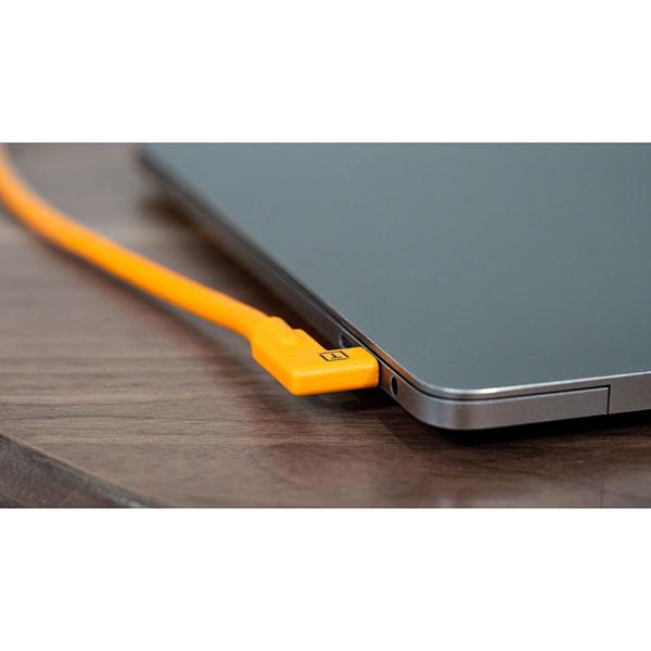 テザーツールズ CUC15RT2RT-ORG テザープロ USBケーブル Type-C 両側L字 USB-C to USB-C 4.6m オレンジ 【メール便 送料無料】【即納】_5