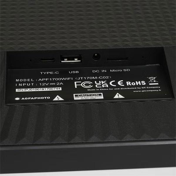 AGFAPHOTO デジタルフォトフレーム Realiview APF1700 Wi-Fi 17in 【貨物輸送無料】