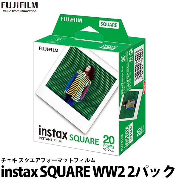 FUJIFILM スクエアフォーマットフィルム 20枚入 instax SQUARE INSTAX SQUARE WW 2（Yahoo!・写真屋さんドットコム）