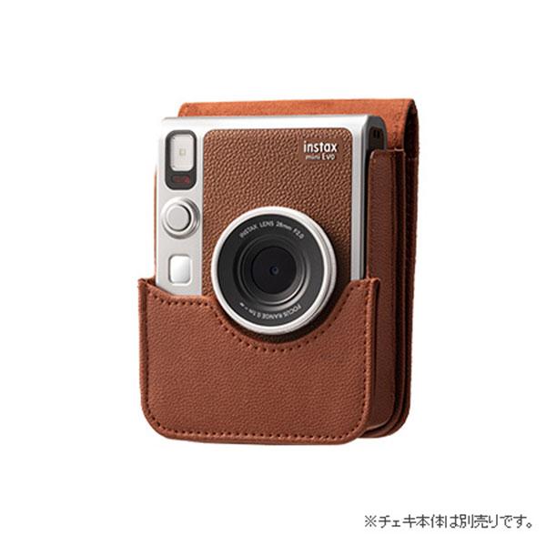 instax mini フジフイルム INSTAX Evo カメラケース BROWN 【送料無料 