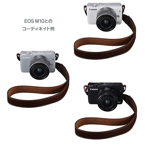キヤノン Em E2 ネックストラップ ブラウン Canon Eos M5 Eos M10 Eos M3対応 送料無料 写真屋さんドットコム 通販 Yahoo ショッピング