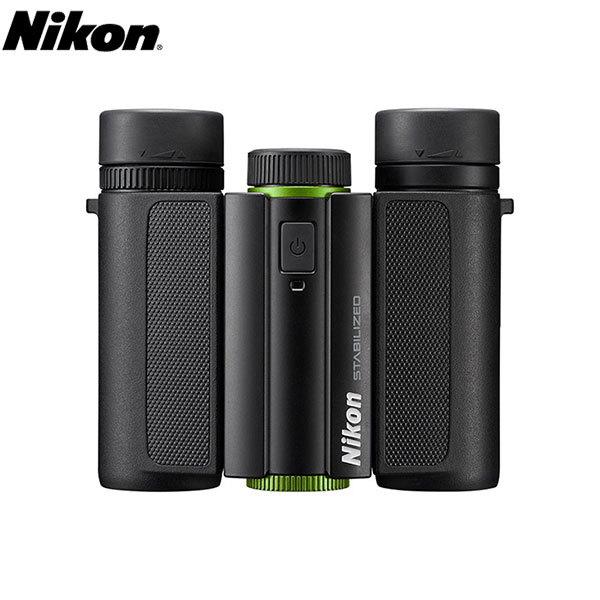ニコン 双眼鏡 Nikon 10x25 STABILIZED グリーン 【送料無料