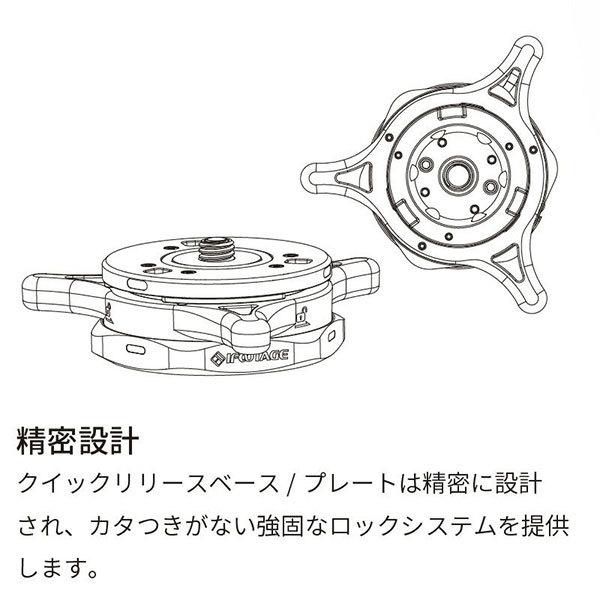 IFOOTAGE クイックリリースシステム Seastars Q1S セット 【送料無料】の画像