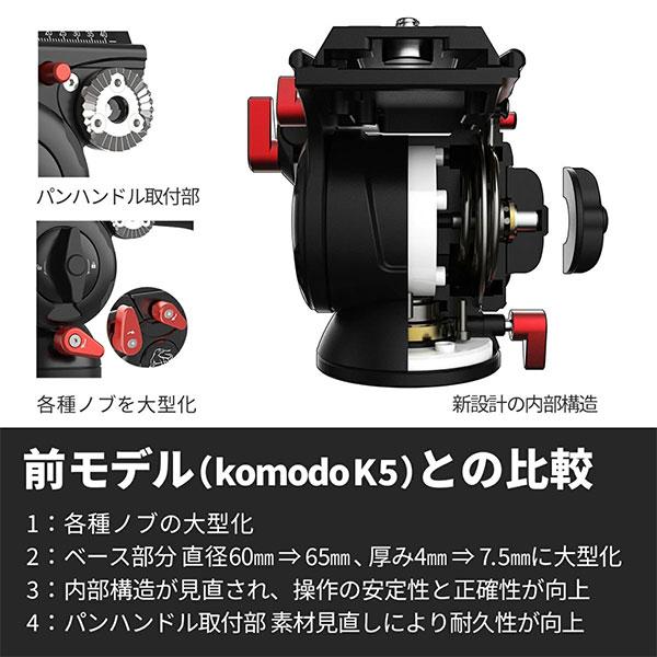 IFOOTAGE Komodo K5S ビデオ雲台 【送料無料】_4