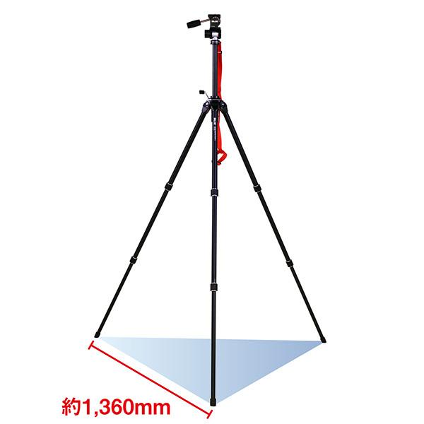 スリック グランドマスタースポーツ3 中型アルミ三脚3段 3ウェイ雲台SH-805付 【送料無料】の画像