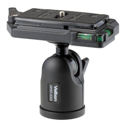 ベルボン QHD-53Q 自由雲台 クイックシュー・水準器付 【送料無料】
