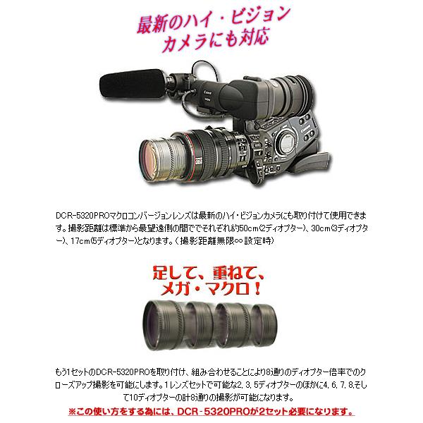 レイノックス DCR-5320PRO 高品位マクロ（接写）コンバージョンレンズ  