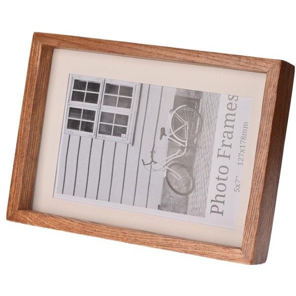 エツミ VE-5598 木製フォトフレーム ナチュラル・2L/ハガキ ナチュラル