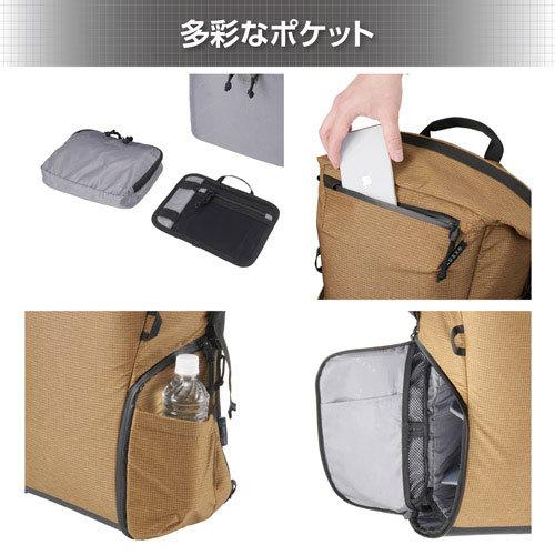 ハクバ SLX-GRBPMCY LUXXe（ラグゼ） グリッド ロールトップバックパック M カメラバッグ コヨーテ 【送料無料】_4