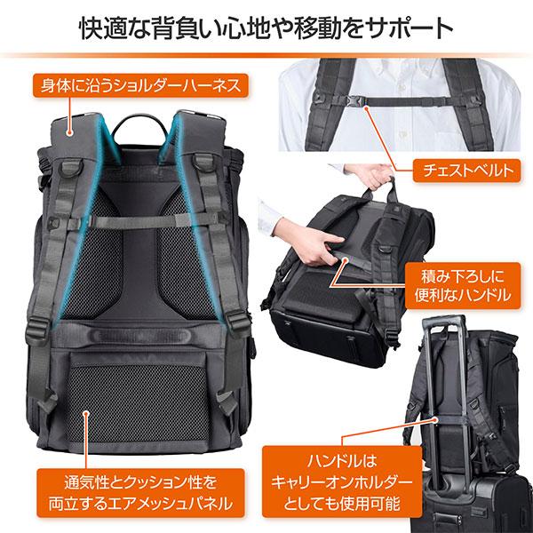 ハクバ SGWSB-BP18BK GW-STANDARD ブロス バックパック18 ブラック 【送料無料】【即納】の画像