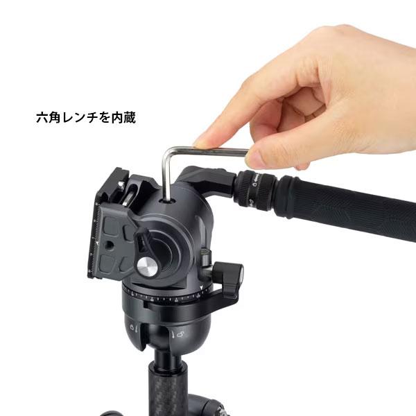 Fotopro X-AIRFLY MAX VIDEO GY カーボン三脚 4段 グレー 【送料無料】の画像