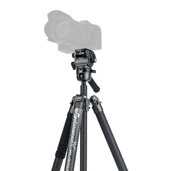 Fotopro X-AIRFLY MAX VIDEO GY カーボン三脚 4段 グレー 【送料無料】の画像