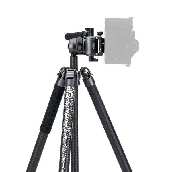 Fotopro X-AIRFLY MAX VIDEO GY カーボン三脚 4段 グレー 【送料無料】の画像