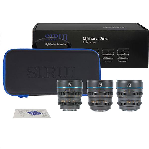 SIRUI SIRUI MS-3SEG-JP シネマレンズ T1.2 APS-C/S35 3本セット SONY 