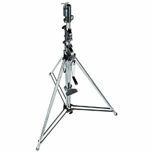 【メーカー直送品/代金引換・同梱不可】 マンフロット 087NWB ワインドアップスタンド 370cm 黒 【送料無料】