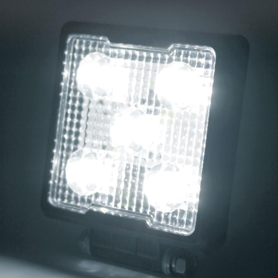 槌屋ヤック ワークライト LED光源 角型 作業灯 ステルススクエア
