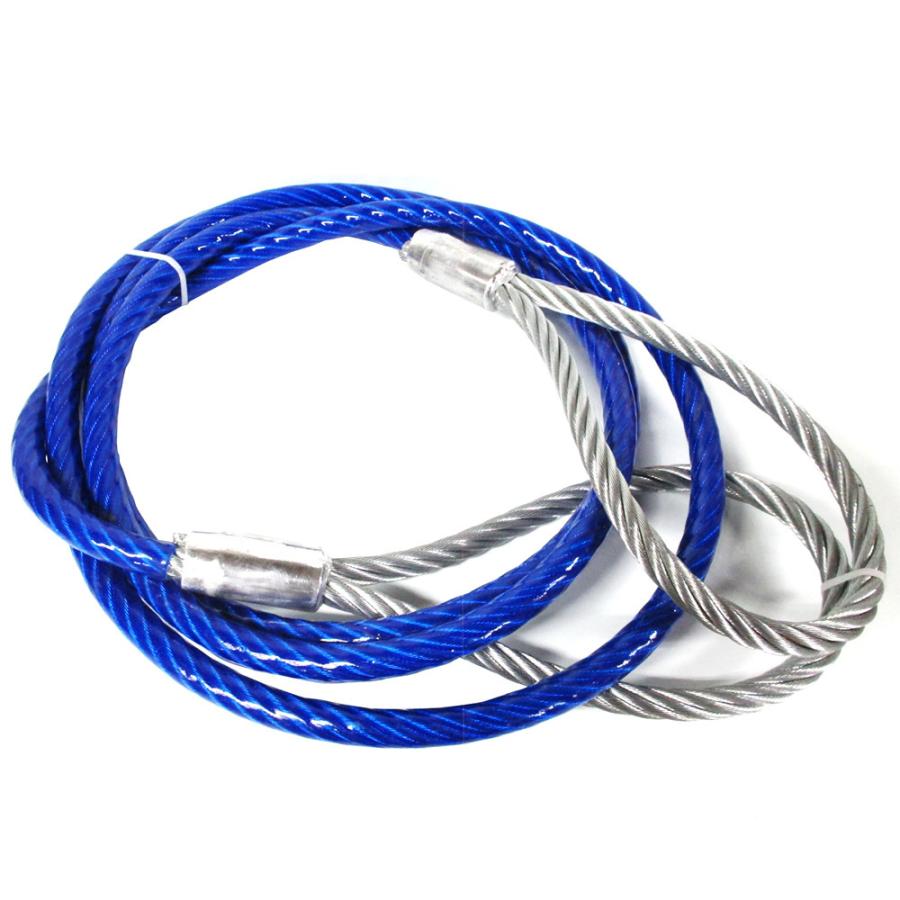 牽引 ワイヤーロープ 18mm 全長5m 耐荷重16トン PR-102 乗用車から 