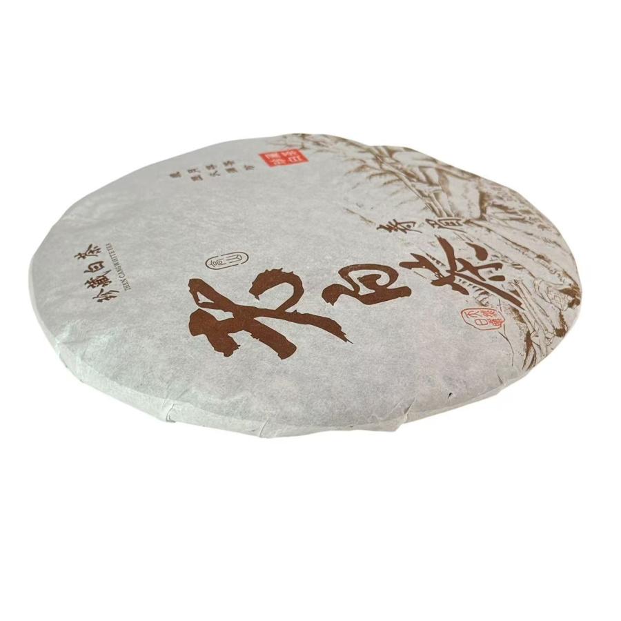 白茶（寿眉） 350g 茶餅（番号A4843） 2013年産 福鼎老白茶 寿眉（ショウメイ）300g 茶餅 10年超熟成・希少な