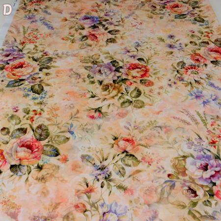 フランスアンティーク 薔薇 ティッキング生地 手仕事 手芸 素材[114] フランスアンティーク 薔薇 ティッキング生地 手仕事 手芸 素材[114]