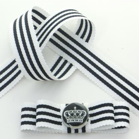 グログランリボン　ストライプ　まとめ売り Amazon.co.jp: ストライプグログランリボン 3ロール 幅5ヤード 1