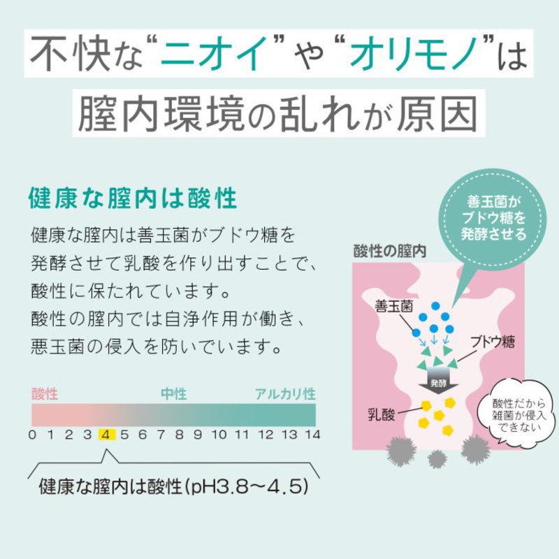 Femimente フェミメンテ 3本入り (1.7g 3本入り) 膣洗浄 デリケートゾーン スッキリ洗浄 使い捨て  臭い 匂い おりもの 生理 膣洗浄器 エイジング ケア｜sheepon｜04