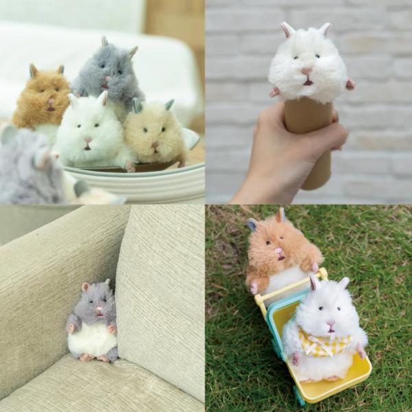 にぎって癒される 虚無顔 ハムスター はむにぎり マスコット 1個