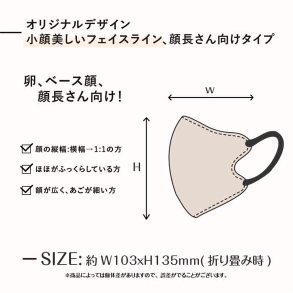 MASCLUB 3Dマスク バイカラー 3層構造 不織布マスク 普通サイズ 同色20