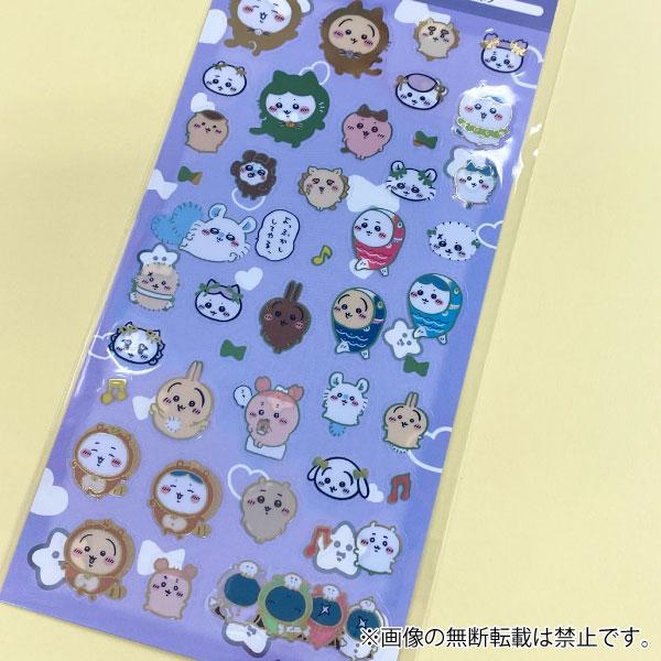 ちいかわ ゴールドクリアシール 1枚 かわいい 箔押し ハチワレ うさぎ