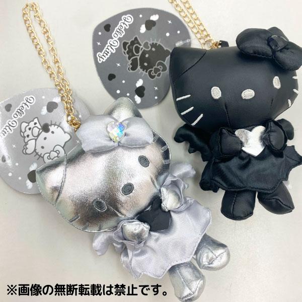 サンリオ ハローキティ モノクロ 合皮マスコットチャーム マスコット 1