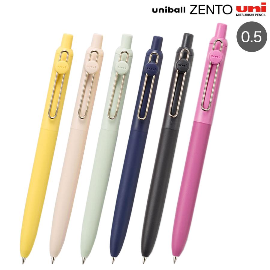 専用　新品未使用　ZENTO ボールペン　いろがみ　5本セット 三菱鉛筆 uniball ZENTO ユニボール ゼント スタンダードモデル 0.5