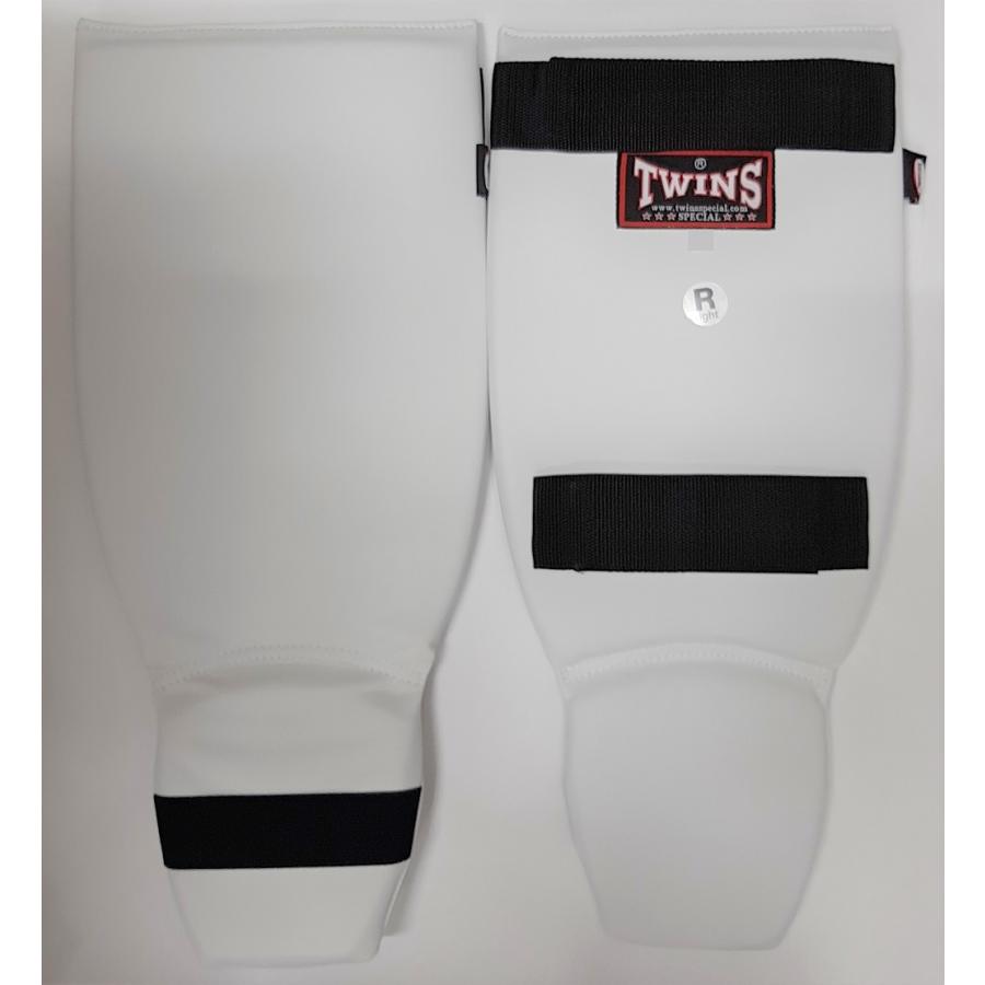 TWINS キックボクシングレガース Lサイズ ホワイト sheepwingten_10000390