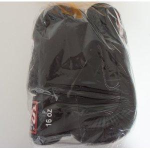 TWINS ボクシンググローブ ブラック　16oz 新TWINS ツインズ 本革製キックボクシング グローブ 黒 16オンス 16oz