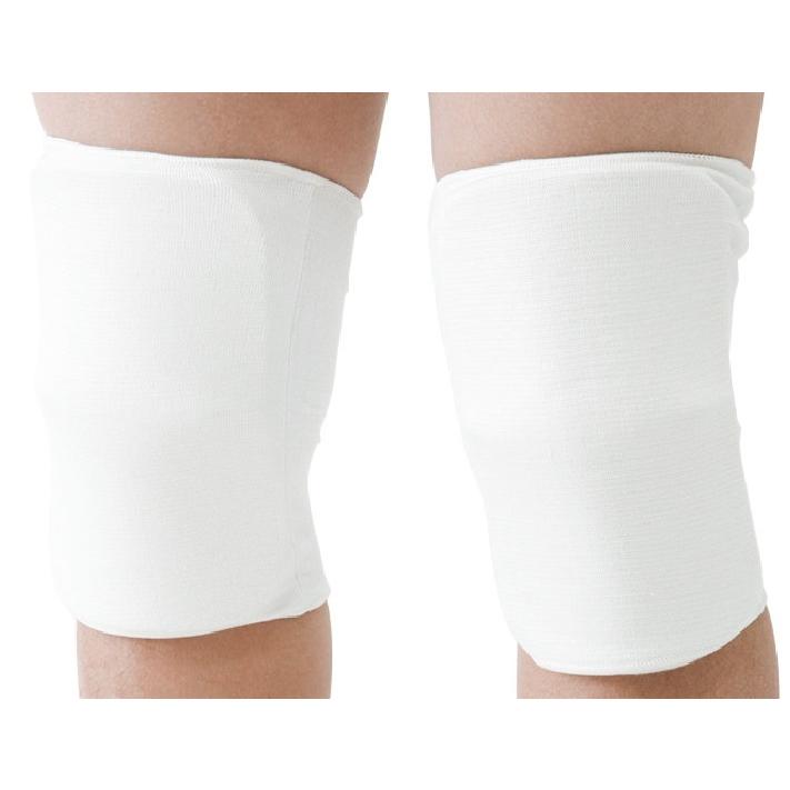 送料無料】 膝サポーター 白 005 Sサイズ キックボクシング空手