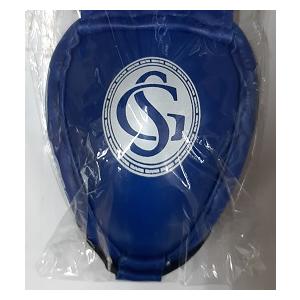 ゴム式 金属製】 青 Lサイズ グローインプロテクター ファールカップ