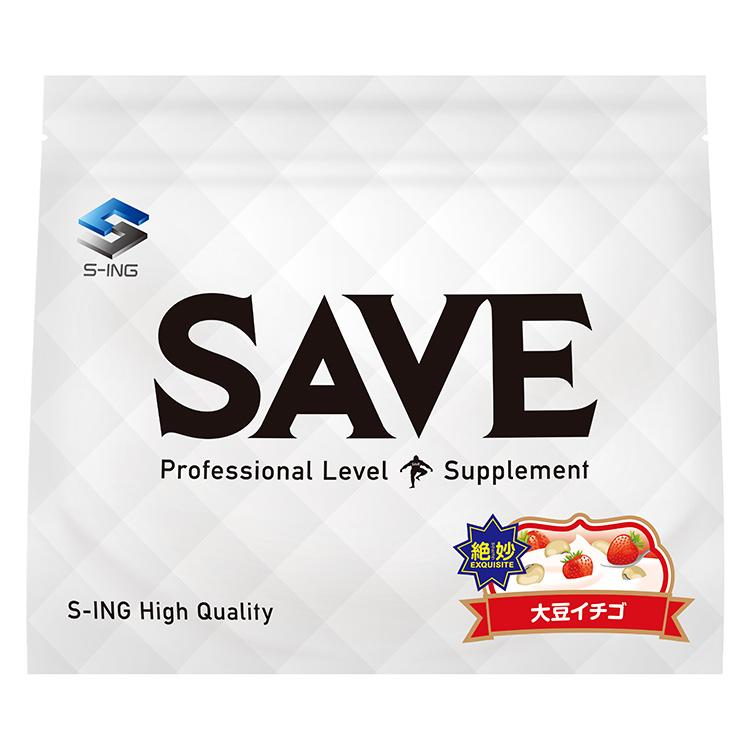 SAVE ソイプロテイン 絶妙 大豆イチゴ 風味 (750g) 人工甘味料不使用