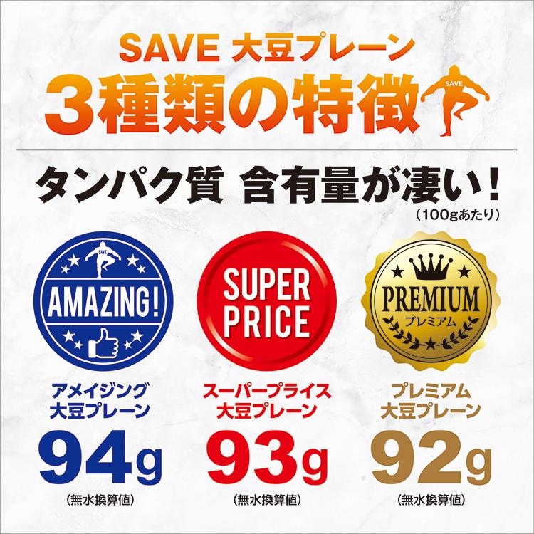 プロテイン ( 5kg ) SAVE プレミアム 大豆プレーン ソイプロテイン 人工甘味料不使用 無添加 5kgの画像