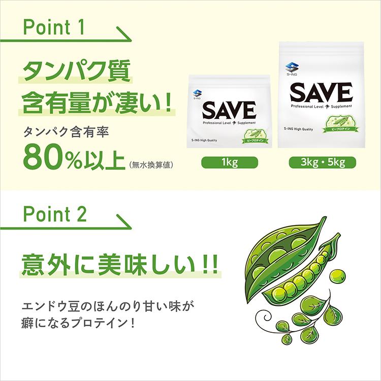 ピー プロテイン (5kg) SAVE ピープロテイン ナチュラル エンドウ豆