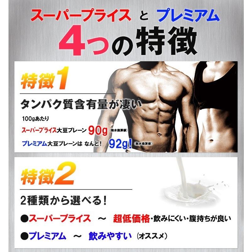 【シェイカー付】 大豆プロテイン 1kg SAVE スーパープライス (←飲みにくい) 大豆プレーン SUPER PRICE ソイプロテイン|sheepwingten|03