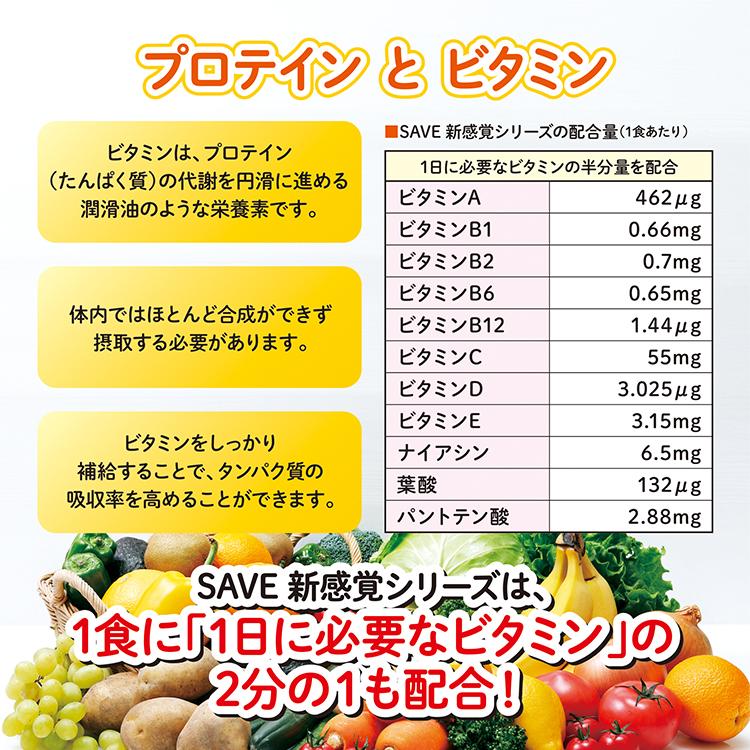 【2袋セット】 SAVE 新感覚プロテイン 新感覚ホエイ＆ソイ風味 1kg (500g×2個) ホエイプロテイン ソイプロテイン｜sheepwingten｜04