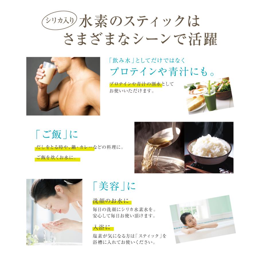 水素水 ＆ シリカ水 製造スティック 3カ月使用可能 SAVE 水素