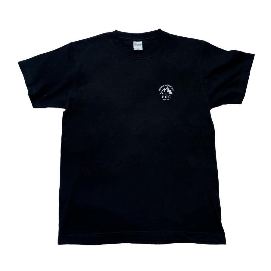 「FOG T-shirt No.1」BLACK オリジナル デザイン イラスト Tシャツ　サイズSML　かわいい　おしゃれ　シンプル | 