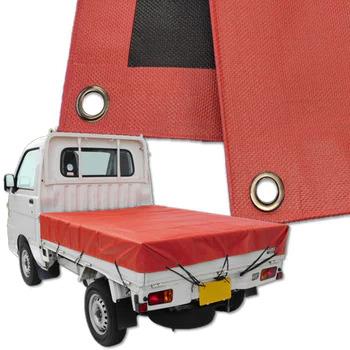軽トラックシート彩り　レッド　　ゴムバンド無　1.9ｍ×2.1ｍ | 