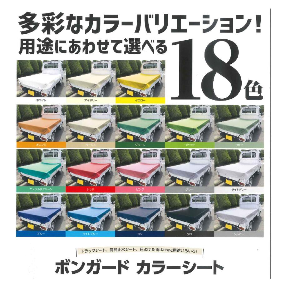 防炎防水カラーシート　トラックシート 6ｍゴムバンド付き |  | 20