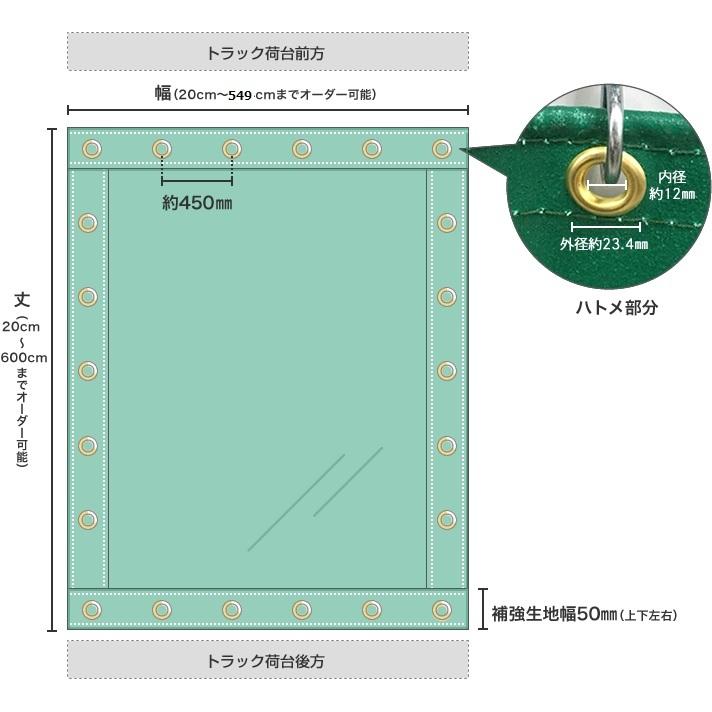 トラックシート 業界初 迷彩柄 豹柄 ターポリン 防炎機能付 [0.43mm厚