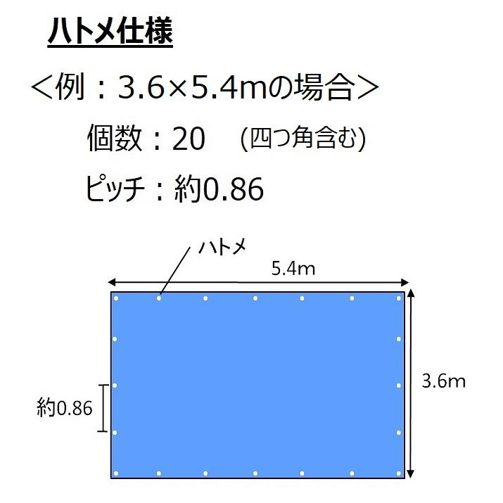 業務用 ブルーシート 厚手 #3000 2.7×2.7m [25枚入り/梱包] : シート
