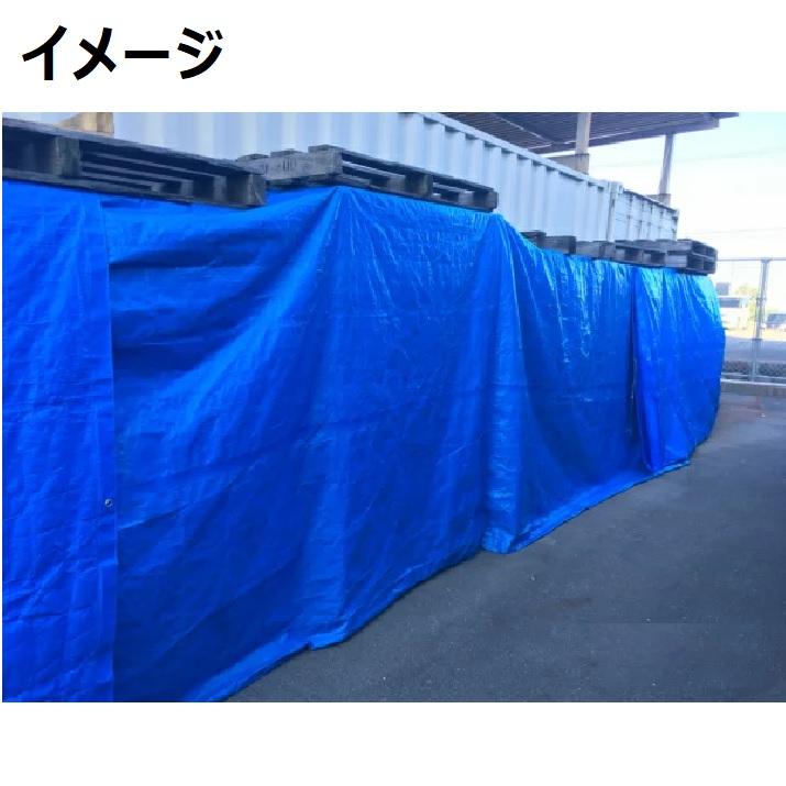 業務用 ブルーシート 厚手 #3000 3.6×5.4m [10枚入り/梱包] : シート