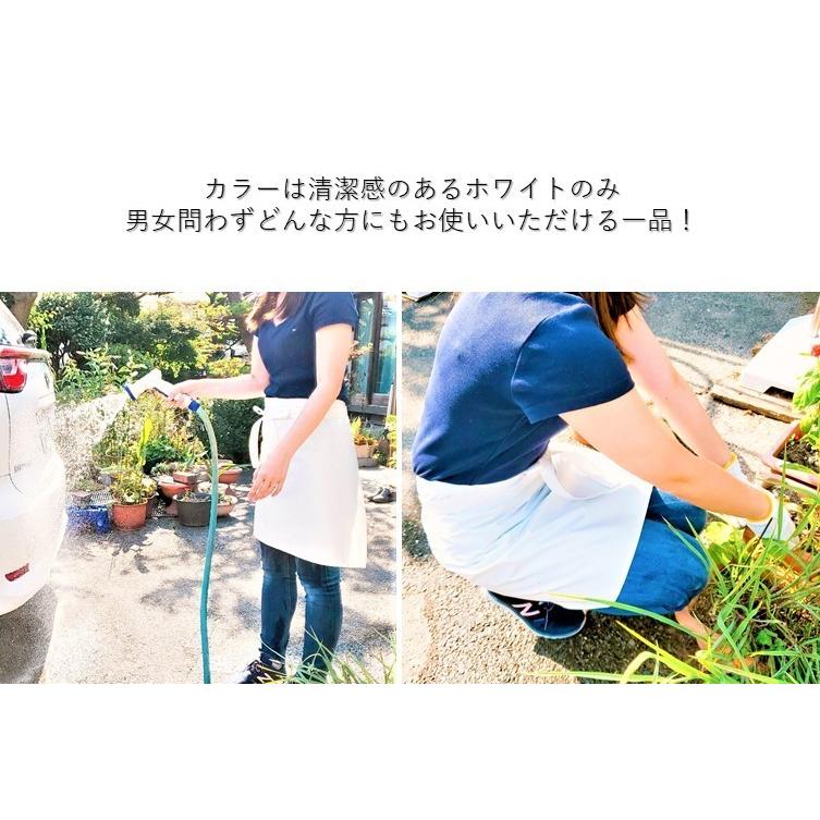 エプロン 防炎 防水 撥水 日本製 ターポリン 男女兼用 園芸 洗い場