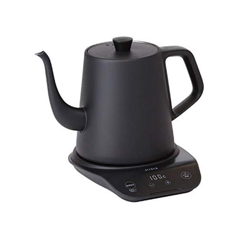 安いそれに目立つ シロカ ブラック 容量0 8l 1 単位の温度設定機能 保温機能 空だき防止機能 電気ポット Sk D171 温度調節電気ケトル キッチン家電 Www Reinnec Cl